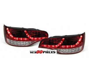 Paire de feux arrières à LED, rouge/blanc pour Audi Q7 2005-2009 - GO1095996