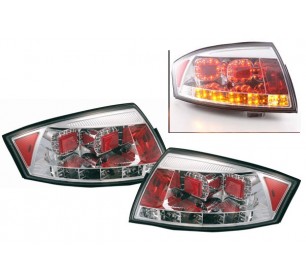 Paire de feux arrières à LED cristal/chrome Audi TT 8N 1998-2005 - GO1040995