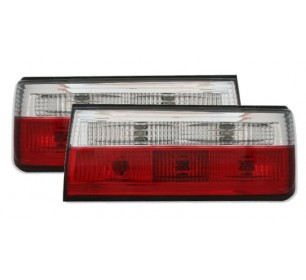 Paire de feux arrieres design rouge-blanc BMW serie 3 E30 1982-1987 - GO1211095