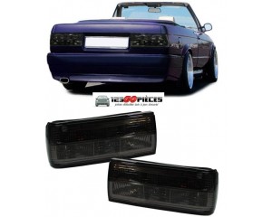 Paire de feux arrieres design noir cristal BMW serie 3 E30 1982-1987
