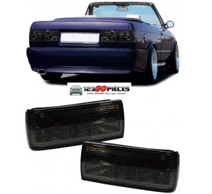 Paire de feux arrieres design noir cristal BMW serie 3 E30 1982-1987 - GO1211096