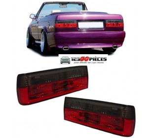 Paire de feux arrieres design rouge-noir BMW serie 3 E30 1982-1987 - GO1211097