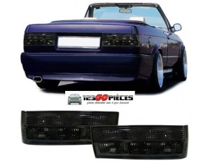 Paire de feux arrieres design noir cristal BMW serie 3 E30 1987-1990