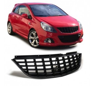 Calandre sport design OPC noire Opel CORSA D 09/2006 au 12/2010 - GO1814340