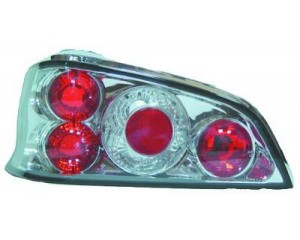 Paire de feux arrieres design chrome Peugeot 106 1996-2004