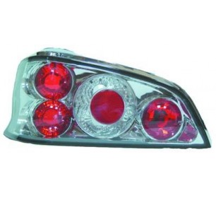 Paire de feux arrieres design chrome Peugeot 106 1996-2004 - GO4210195