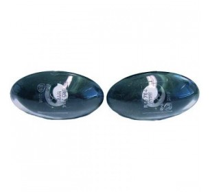 Feux clignotants répétiteurs d'ailes cristal/noir Peugeot 206 1998-2006 - GO4225179
