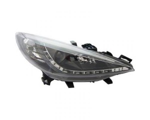 Kit phares avants LED noir pour Peugeot 207 2006-2012