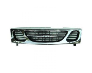 Calandre, chrome/noir pour Saab 9-3 1999-2003