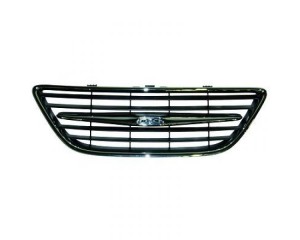 Calandre centrale, chrome/noir pour Saab 9-3 2003-2007