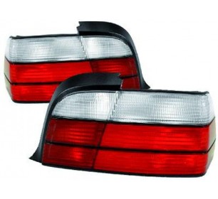 feux arrière rouge/blanc look M3 Bmw E36 1991-1999 coupé/cabrio - GO1213390