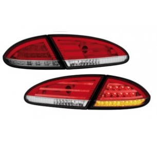 Paire de feux Arrières LED cristal rouge/blanc Seat LEON 2005-2009 - GO7432996