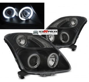 paire de phares ANGEL EYES CCFL pour Suzuki SWIFT 2005-2010 - GO6414581