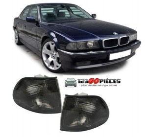 Paire de feux clignotants avants  fumé noir BMW serie 7 E38 1994-1998 - GO1242074+75