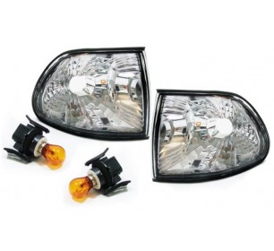 Paire de feux clignotants avants cristal chrome BMW serie 7 E38 1994-1998 - GO1242076