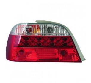 Paire de feux AR design à LED, rouge/blanc pour Bmw E38 1994-2001 - GO1242495