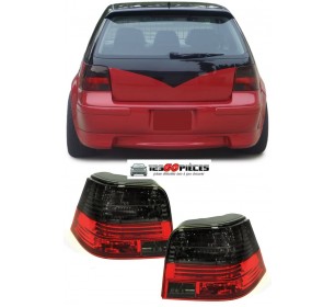 Paire de feux Arrières rouge noir cristal Volkswagen GOLF 4 1997-2003 - GO2213796