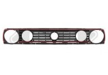 Calandre grille 4 phares Volkswagen GOLF 2 GTI 1983-1991 - GO2211043