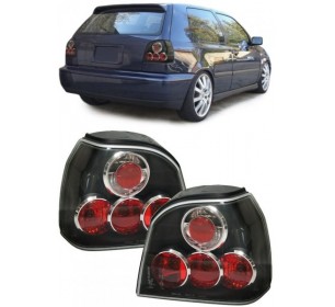 Paire de feux arrières tuning noir Volkswagen GOLF 3 1991-1997 - GO2212595