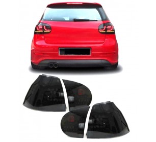 Paire de feux arrieres LED design noir Volkswagen GOLF 5 2003-2008 - GO18101