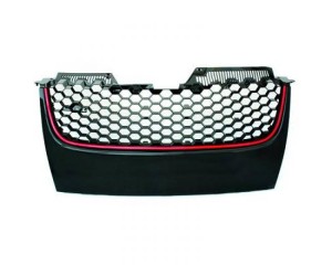 Calandre noire nid d'abeille,pour Volkswagen GOLF V GTI 2003-2008