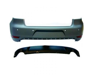 Pare-chocs Arrière, à peindre, look GTI pour Volkswagen GOLF VI 2008-2012
