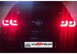 feux arrières LED rouge/fumé look R-LINE  Volkswagen GOLF 6 2008-2012 - GO2215496