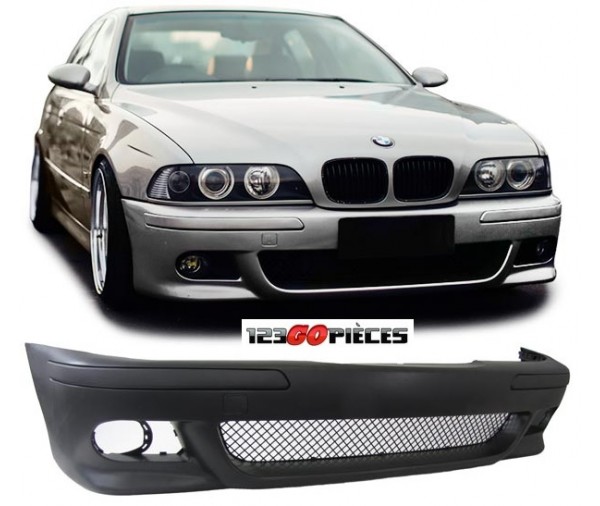 Pare-chocs Avant Pour BMW Série 5 E39 (1995-2003) - Plastique Noir, Pièce De Rechange