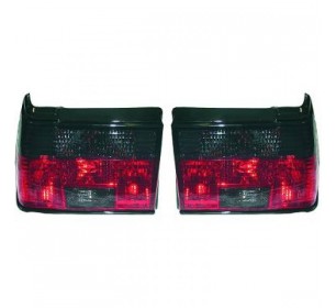 Paire de feux AR design, rouge/noir pour Volkswagen JETTA 1984-1991 - GO2221195