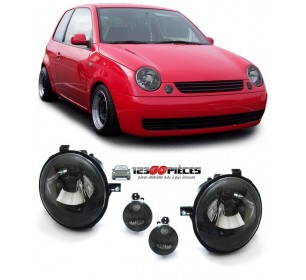 Kit phares avants + clignotants design noir Volkswagen LUPO 1998-2005 - GO2208280+8076