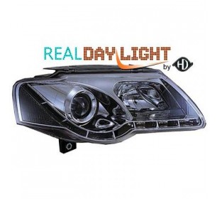 Paire de phares LED diurnes chrome Volkswagen PASSAT B6 2005-2010 - GO2247585