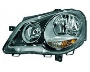Phare Gauche (conducteur) noir Volkswagen POLO GTI 2005-2009