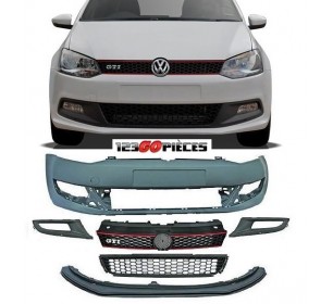 Pare-chocs avant Design GTI Volkswagen POLO 2009-2014 - GO2206850