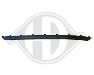 Jupe / spoiler de pare-chocs avant noir pour Volkswagen POLO 2009-2014