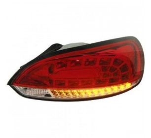 Kit feux AR design, cristal/rouge/blanc pour Volkswagen SCIROCCO 2008->> - GO2251995