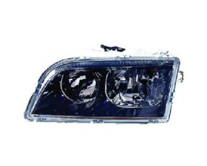 Phare droit H7+H7 noir pour Volvo S40 + V40 1996-05/2000