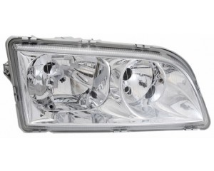 Phare Droit, H7+H7 chrome pour Volvo S40/V40 2000-2002