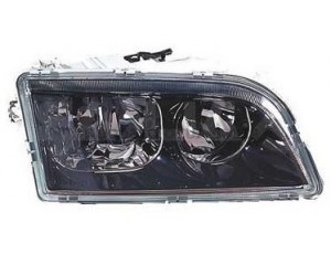 Phare avant droit H7+H7 noir 4 broches Volvo S40 + V40 06/2000-12/2002