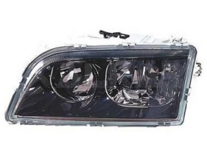 Phare avant gauche H7+H7 noir 4 broches Volvo S40 + V40 06/2000-12/2002
