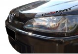 Paire de phares avants H7+H7 (fond noir) Peugeot 306 1997-2001 - GO12040