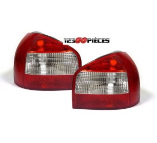 paire de feux arrières rouge blanc Audi A3 8L 1996-2003 - GO1030190+91