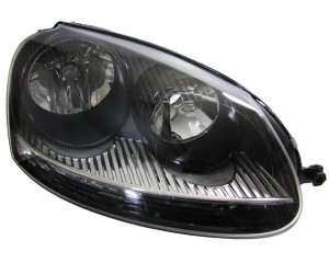 phare droit H7+H7 (fond noir) Volkswagen GOLF 5  GT + GTI 2003-2008