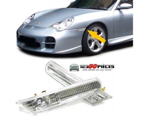 feux clignotants d'ailes blancs cristal Porsche 996 + Boxster 986 