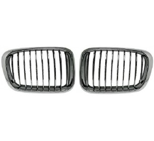 grilles de calandres chromées BMW serie 3 E46 Berline 1998-2001 + Compact 01-05 - GOP21015434
