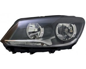 Phare gauche H7+H15 Volkswagen TOURAN 09/2010-07/2015