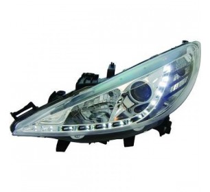 Kit phares design, chrome pour Peugeot 207 2006-2012 - GO4226386