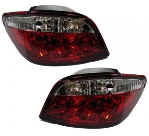 Paire de feux arrières rouge blanc cristal Peugeot 307 (berline) 04/2001-06/2005 - GO13531