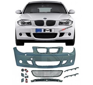 Pare-chocs avant type PACK M à peindre BMW série 1 E87 2004-2011 - GO1280650