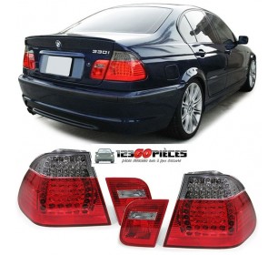 feux Arrières LED design M3 rouge/noir BMW serie 3 E46 1998-2001 - GO1214897