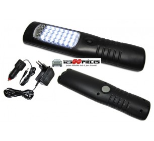lampe torche LED multifonctions rechargeable 12/220v  - GO18843